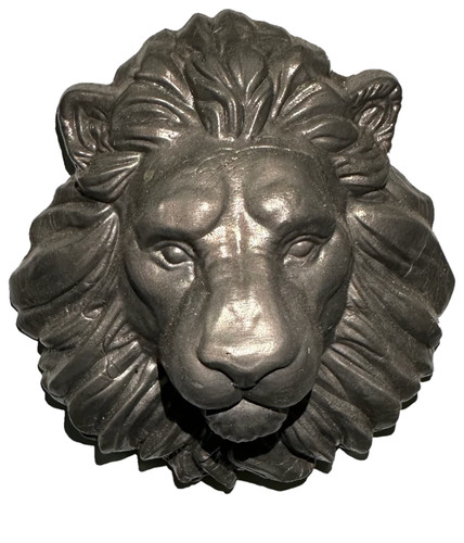 Lead lion head - inc, vat