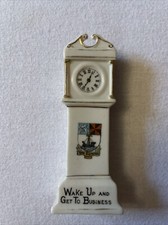 Shelley Crested China 14th century clock in Wallace Collection grandfather 307 .