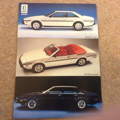 Bitter car brochure - bitter,