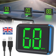 Universal Car Electronics Digital Speedometer MPH HUD GPS Head Up Display Green~