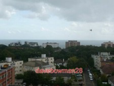 PHOTO  BOURNEMOUTH: VULCAN OVER EAST CLIFF THE PICTURE ALMOST PORTRAYS THE SEREN