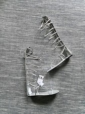 Zara Silver Leather Flat