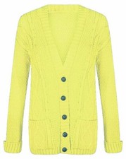 Knit Cardigan chunky Button