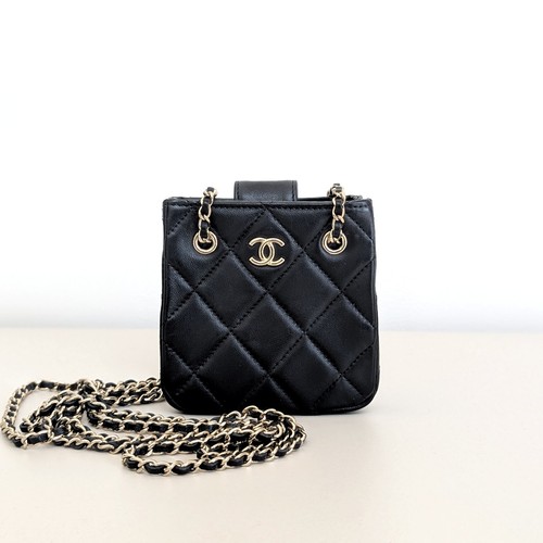Chanel quilted lambskin - chanel,