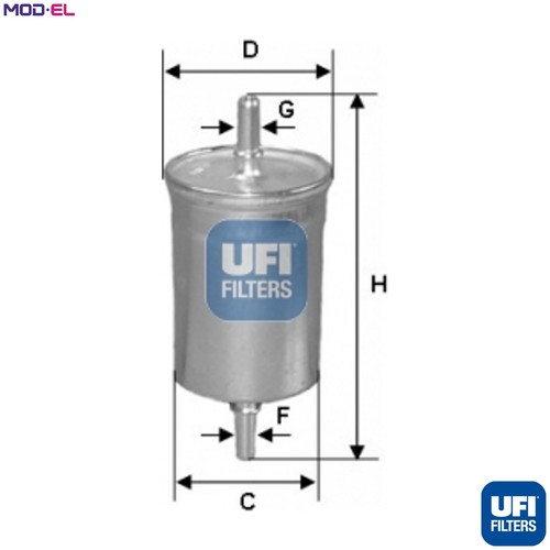 Fuel filter 825 for - 31.825.00,