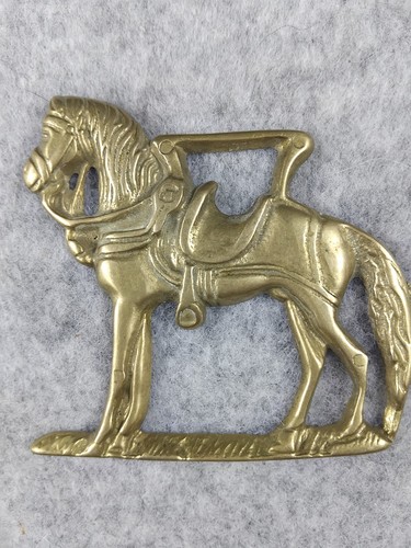 Antique horse brass decorative - brass,