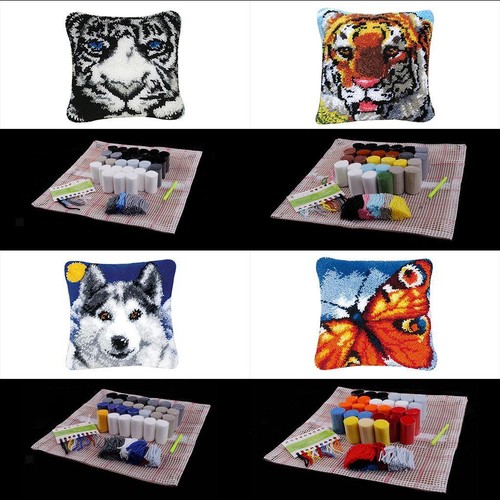 Pillow case latch hook rug - case, kit