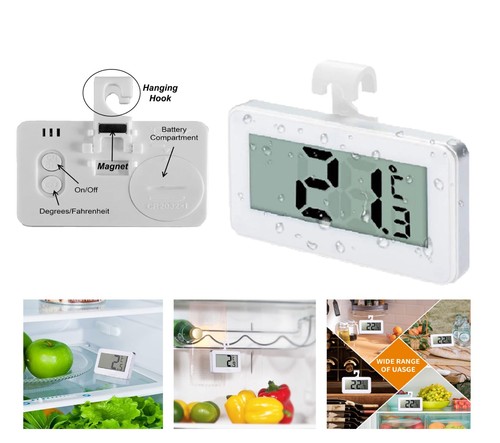 Digital lcd fridge - digital, freezer