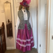 NEWLY CREATED LADIES SIZE 14 COMPLETE EDWARDIAN COSTUME