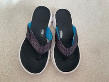 Women’s Skechers Go Walk Sandals Flip Flop  Gogomat Technology UK5