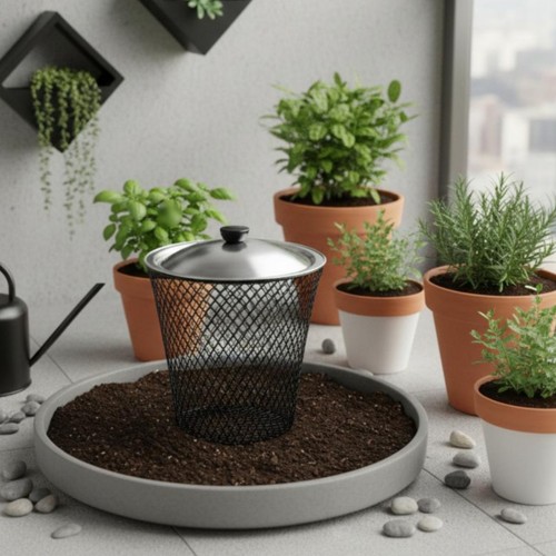 Inground worm composter - worm,