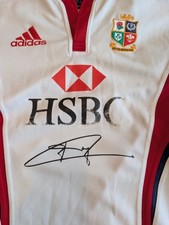 Jonny Wilkinson Signed Shirt Lions Rugby Shirt Printed England Autographed