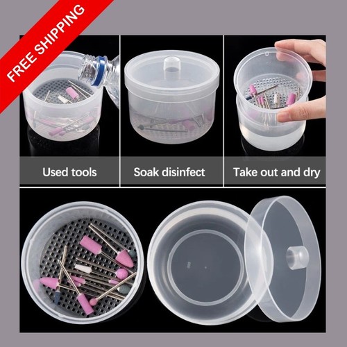 Nail drill bits cleaning - bits,