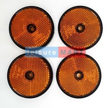 4 X Amber / Orange Reflectors