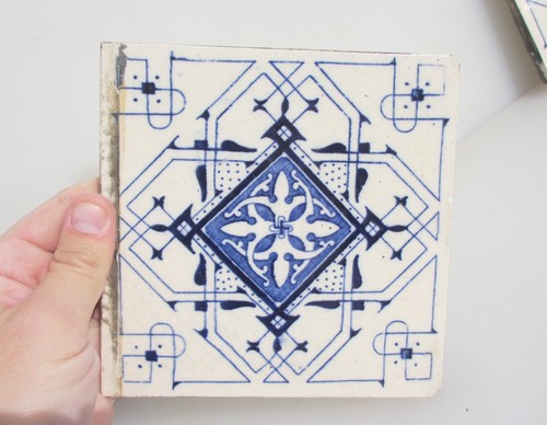 Antique ceramic tile vintage - antique,