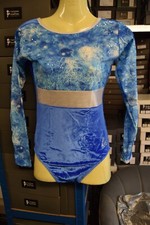 Royal blue snowflake long