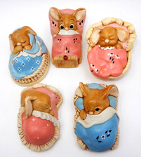 VINTAGE SET OF 5 PENDELFIN
