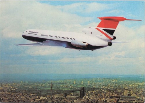 British airways trident three - british,