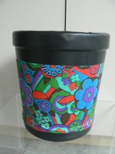 Vintage Floral Bin  Waste