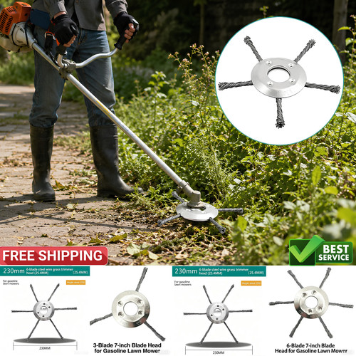 9inch steel wire wheel - steel,