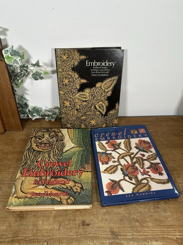 Vintage embroidery crewel - x,