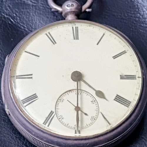 Antique fusee silver pocket - fusee,