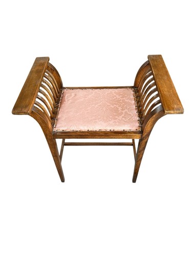 Antique piano stool - antique, for