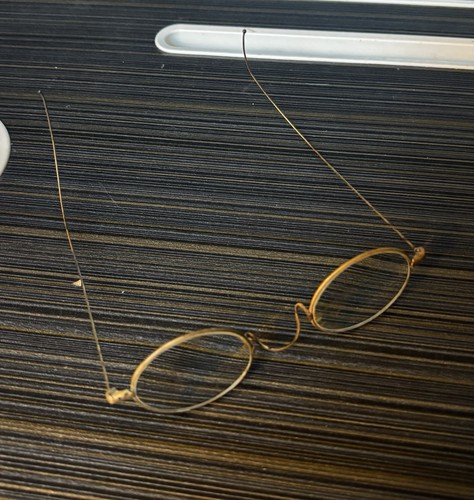 Early antique wire rimmed - early, wire-rimmed