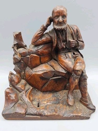 Antique black forest carved - antique,