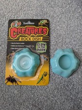 Zoo med Creatures Rock Dish. Reptile Insect Supplies. Two Dishes