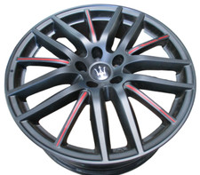 Used Genuine Maserati Ghibli Front Alloy Wheel Matt Black 8.5J X 19 670016851