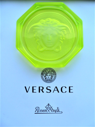 Versace glass drinks coaster - versace,
