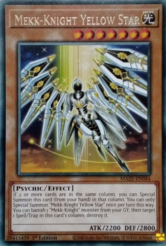 Maze en044 mekk knight - maze-en044, yellow