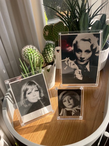 Assorted clear acrylic photo - acrylic,