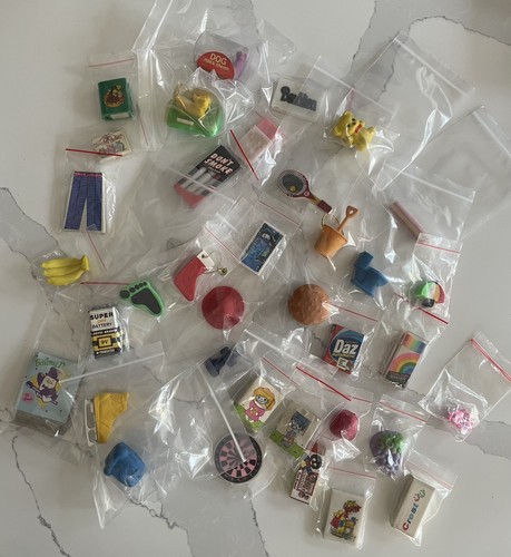 Vintage 1980s erasers - vintage, 80-90