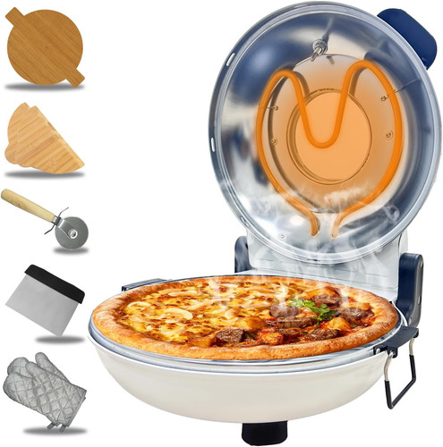 Electric pizza oven 1200w - electric, 12"
