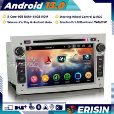 DAB+Android 13 Car Stereo Sat Nav Vauxhall Vivaro Corsa C/D Zafira Astra Meriva