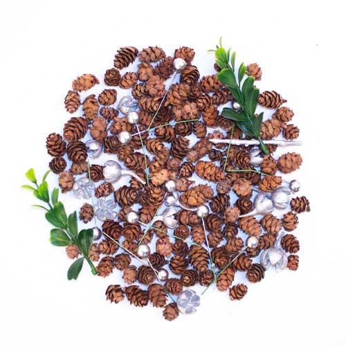 Assorted christmas pine cone - assorted,