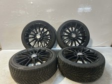AMG WHEELS with Tyres  MERCEDES BENZ C-CLASS BLACK “18 (14SPOKE)