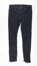 Farah Men's Black Regular Fit Straight Jeans