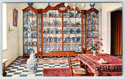 Postcard royal delftware - royal,