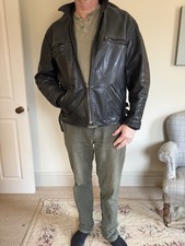 Italian leather black - leather, biker
