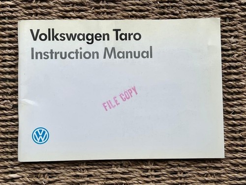 Taro owners instruction - owners,