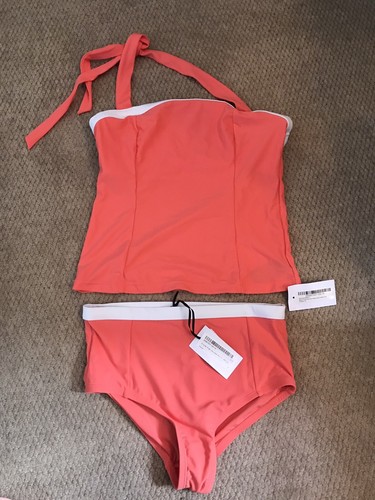 Bnwt debenhams coral tankini - coral,