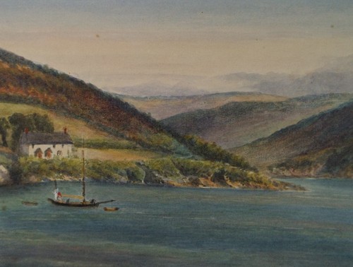 Original watercolour coastal - watercolour,, 'coastal