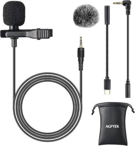 Agptek lavalier microphone - agptek,