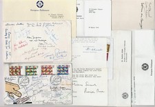 GB QEII 1979 Multi Signed FDC's. European Parliament. 2 covers plus letters etc.