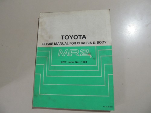 Toyota mr2 service work - mr2, w1