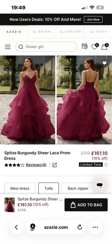 Beautiful prom dress azazie - prom,