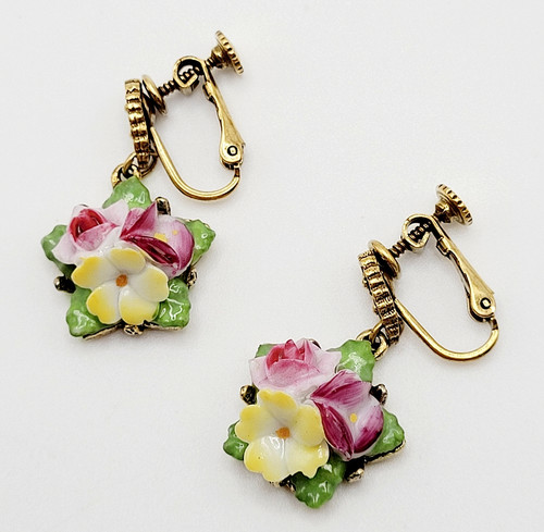 Flower cluster hand painted - flower,